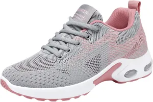 Orthopedic Shoes for Women, Comfort Wear Orthowear Sneakers Breathable Mesh Casual Footwear Walking Running Sneakers with Arch Support Soft Comfy Cushion