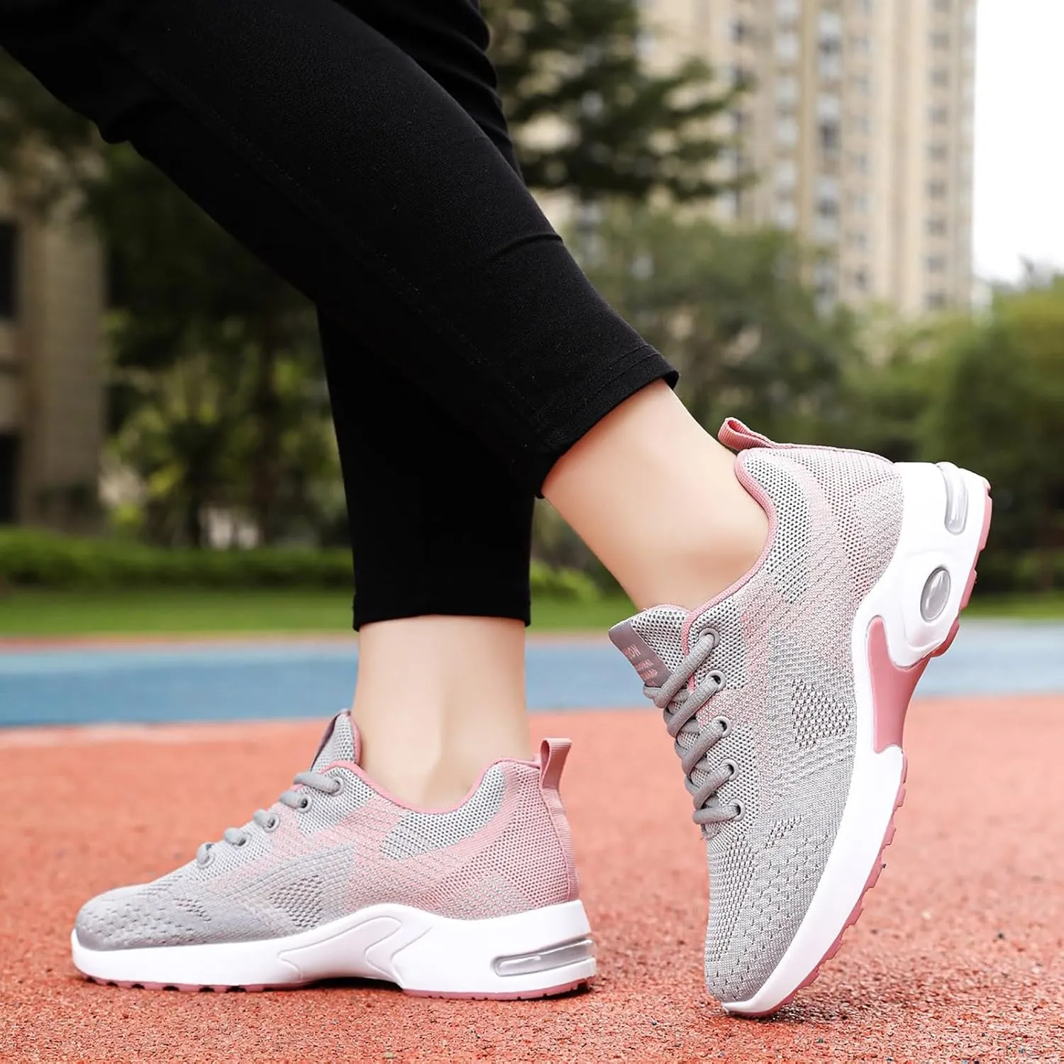 Orthopedic Shoes for Women, Comfort Wear Orthowear Sneakers Breathable Mesh Casual Footwear Walking Running Sneakers with Arch Support Soft Comfy Cushion