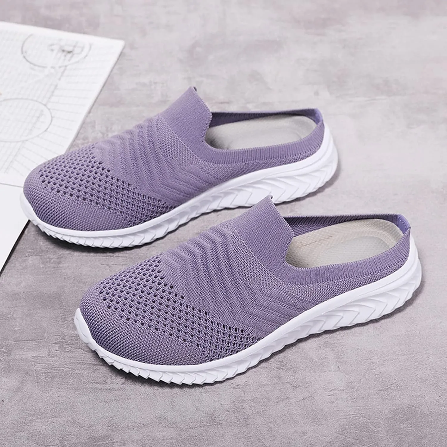 Orthopedic Slip On Shoes for Foot Pain Relief Womens Walking Sneakers with Arch Support Comfortable Casual Loafers Plantar Fasciitis Diabetic Feet