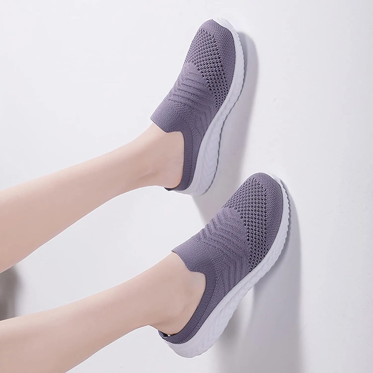 Orthopedic Slip On Shoes for Foot Pain Relief Womens Walking Sneakers with Arch Support Comfortable Casual Loafers Plantar Fasciitis Diabetic Feet