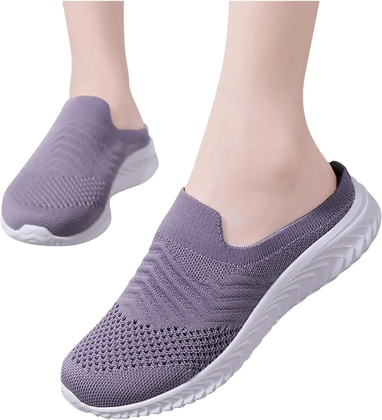 Orthopedic Slip On Shoes for Foot Pain Relief Womens Walking Sneakers with Arch Support Comfortable Casual Loafers Plantar Fasciitis Diabetic Feet