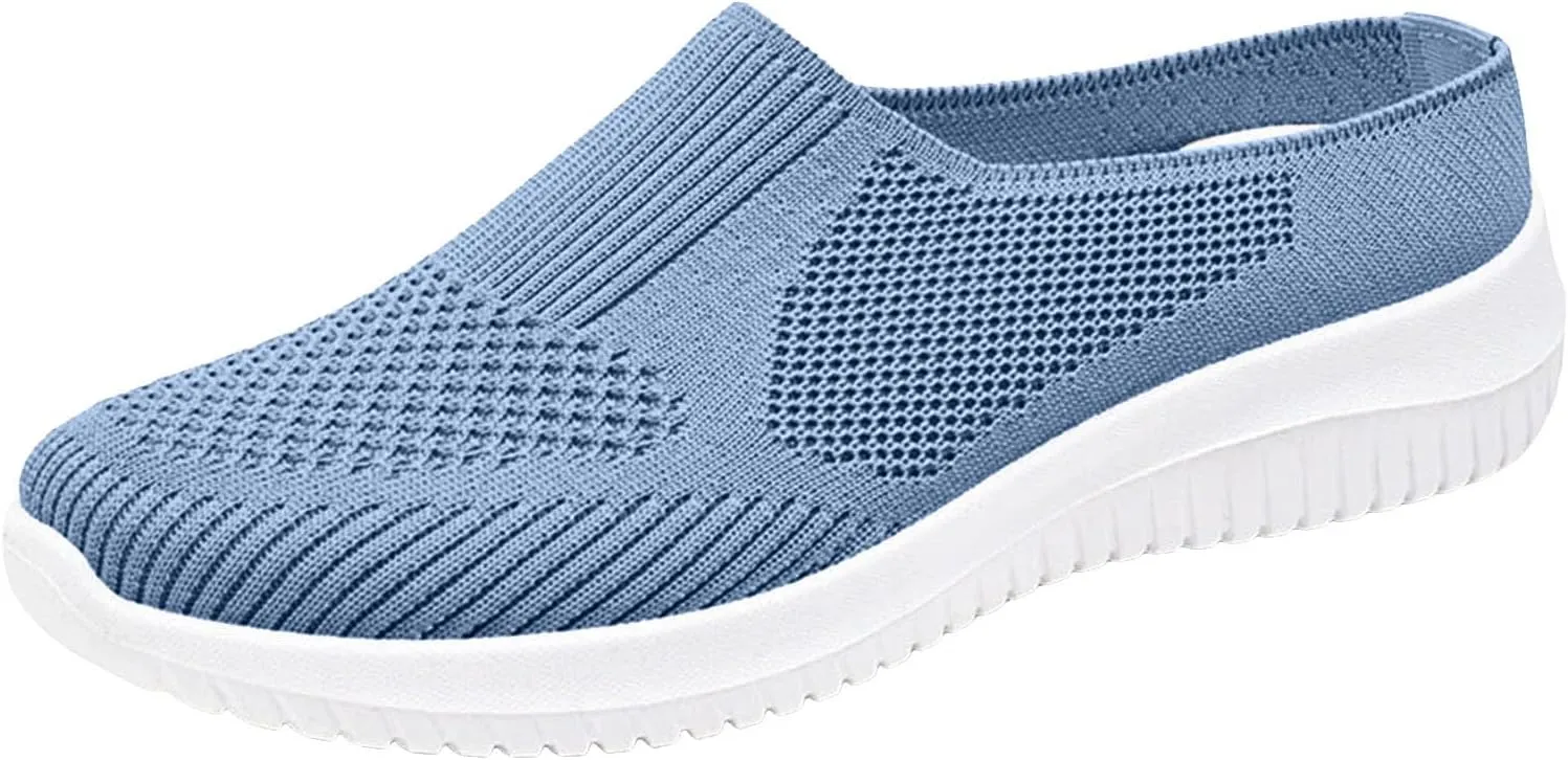 Orthopedic Sneakers For Women 2025 Closed Toe Indoor Outdoor Slip-On Slides Comfortable Summer Beach Slippers Vacation Breathable Soft Cushion Casual Daily Walking Shoes