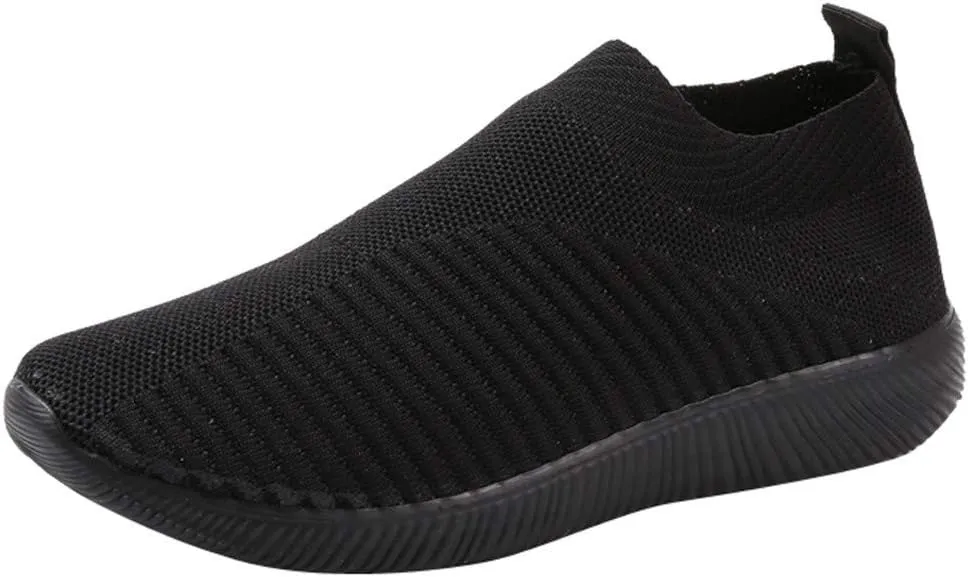 Orthopedic Walking Shoes for Plantar Fasciitis Relief Womens Slip On Sneakers with Arch Support Comfortable Casual Loafers Diabetic Foot Pain
