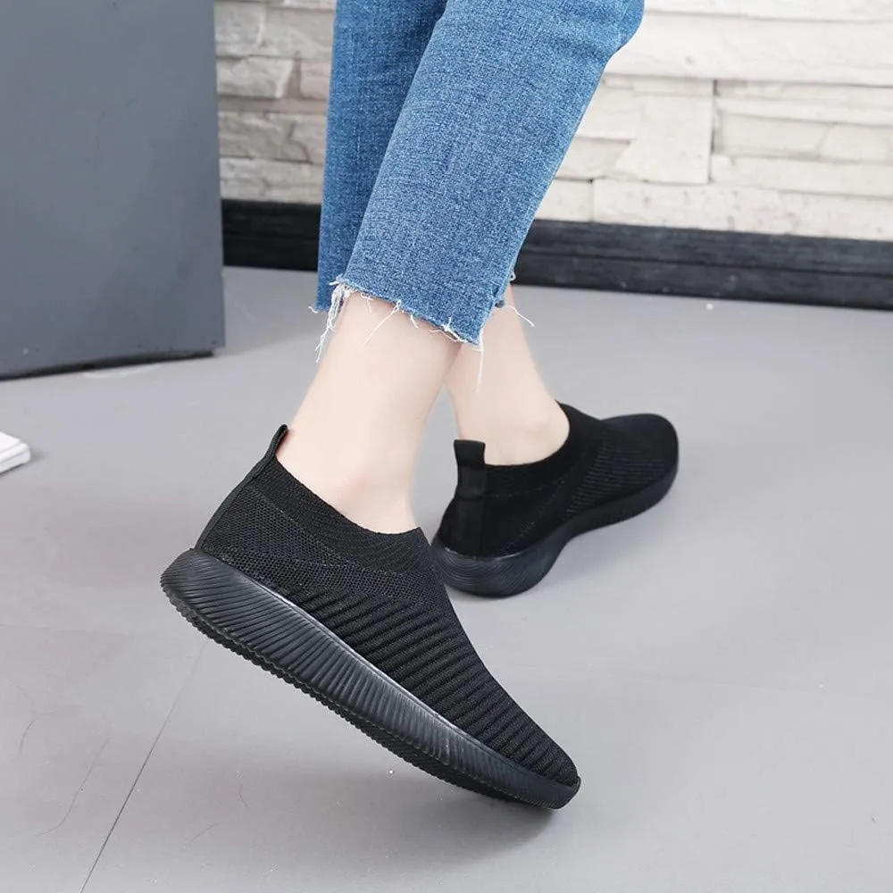 Orthopedic Walking Shoes for Plantar Fasciitis Relief Womens Slip On Sneakers with Arch Support Comfortable Casual Loafers Diabetic Foot Pain