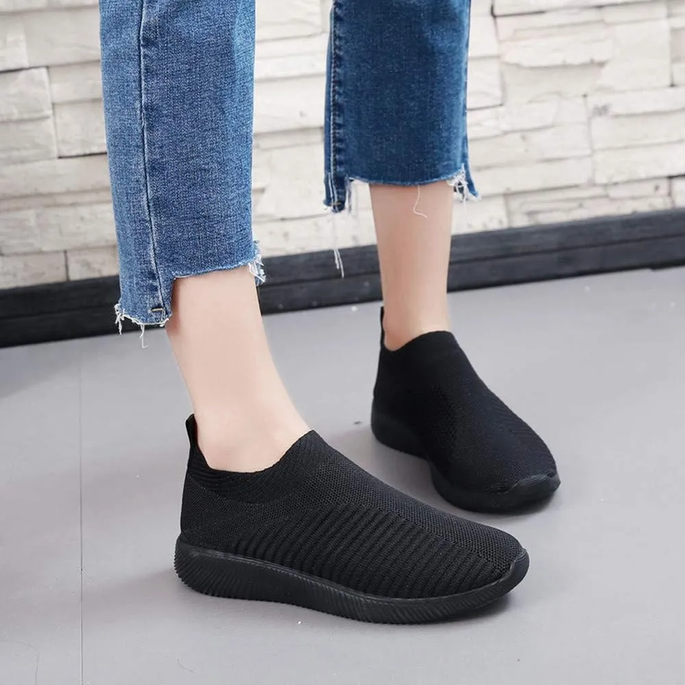 Orthopedic Walking Shoes for Plantar Fasciitis Relief Womens Slip On Sneakers with Arch Support Comfortable Casual Loafers Diabetic Foot Pain