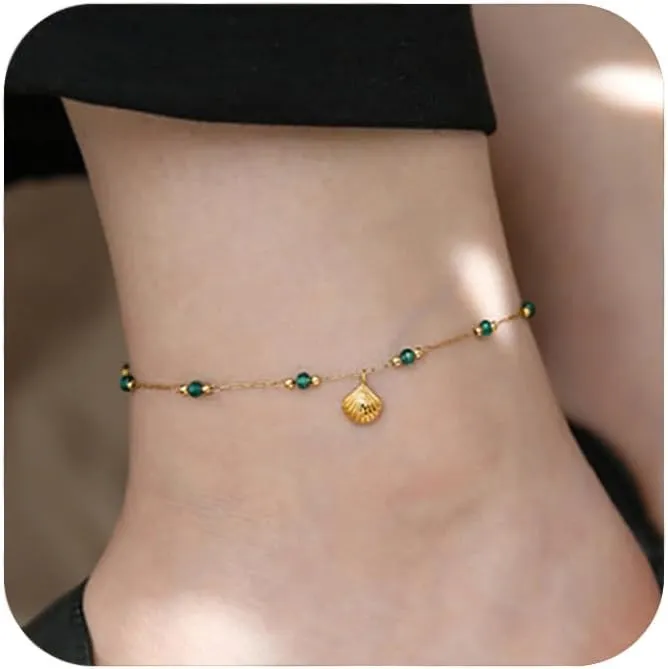 QWALIT Toe Rings for Women Gold Toe Ring Gold Ankets for Women Silver Toe Ring Stainless Steel Waterproof Trendy Anklet no Tarnish