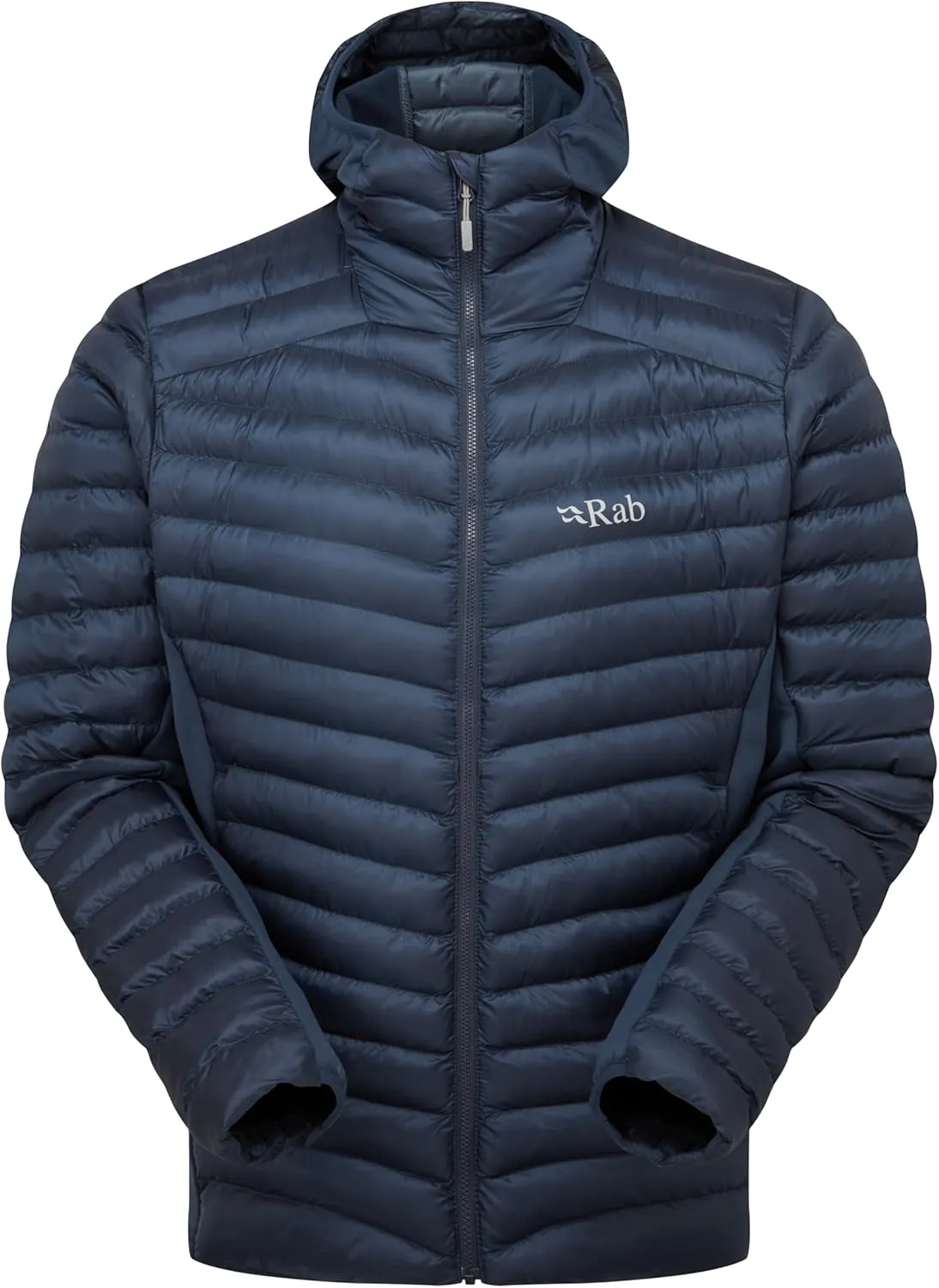 Rab Men's Cirrus Flex Hoodie Jacket, Lightweight Insulated Puffer Coat for Hiking