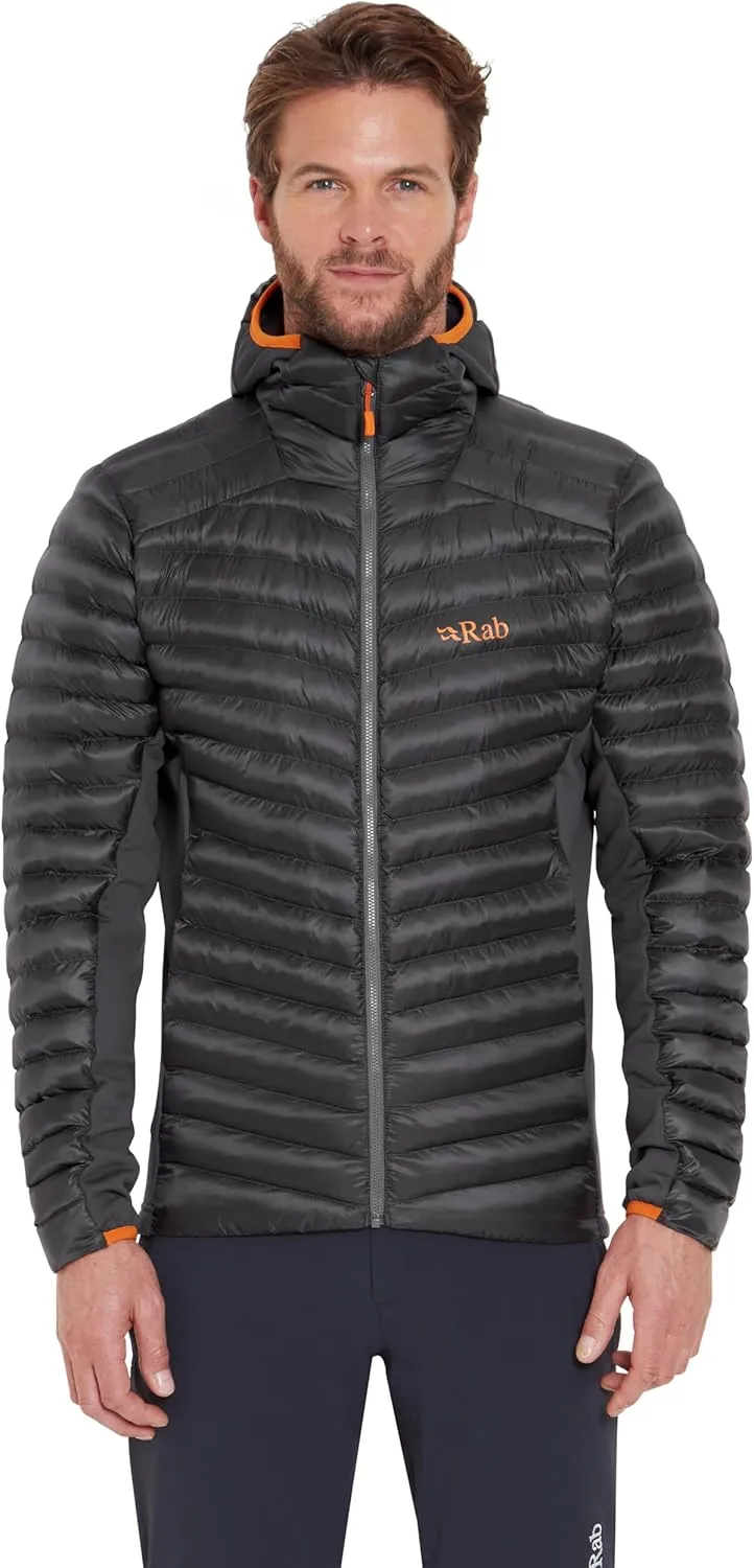 Rab Men's Cirrus Flex Hoodie Jacket, Lightweight Insulated Puffer Coat for Hiking