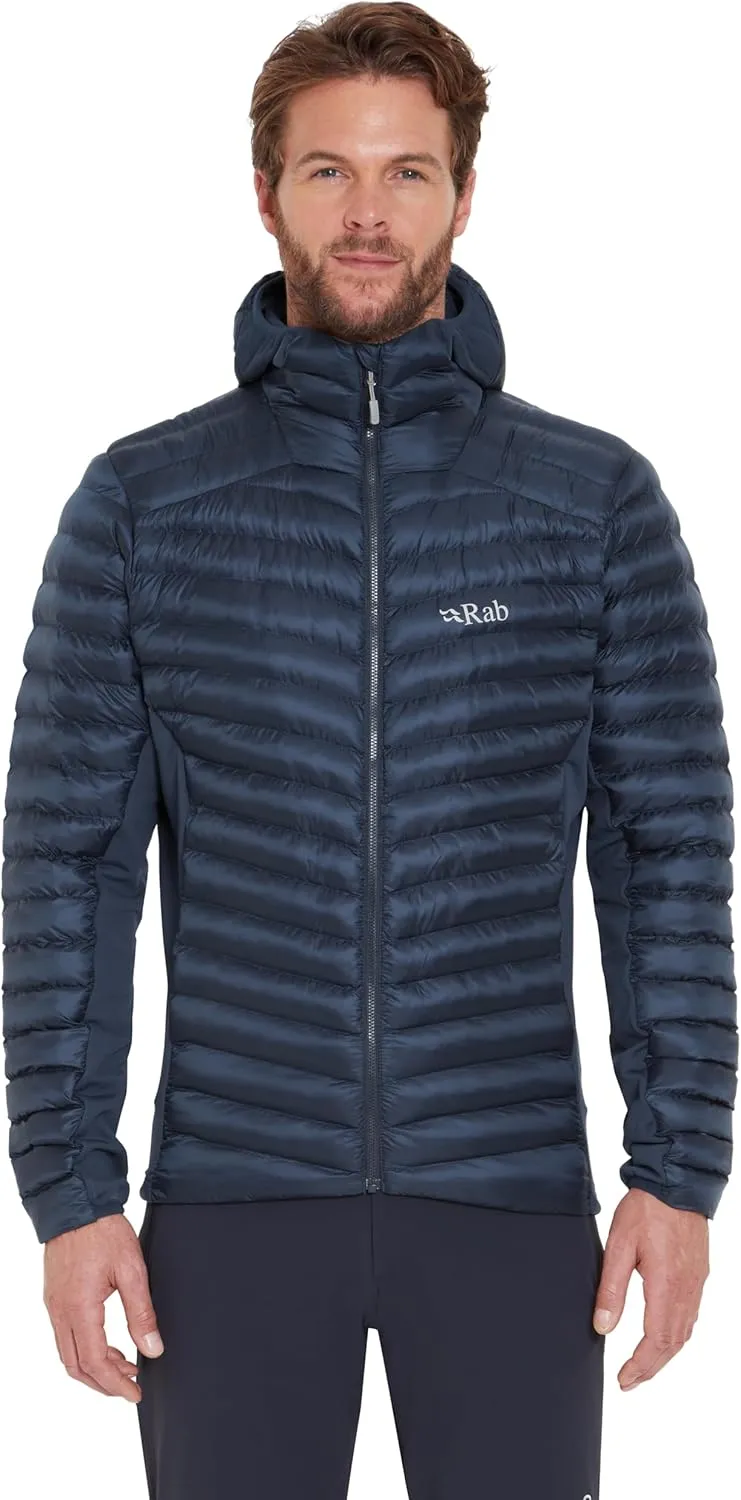 Rab Men's Cirrus Flex Hoodie Jacket, Lightweight Insulated Puffer Coat for Hiking
