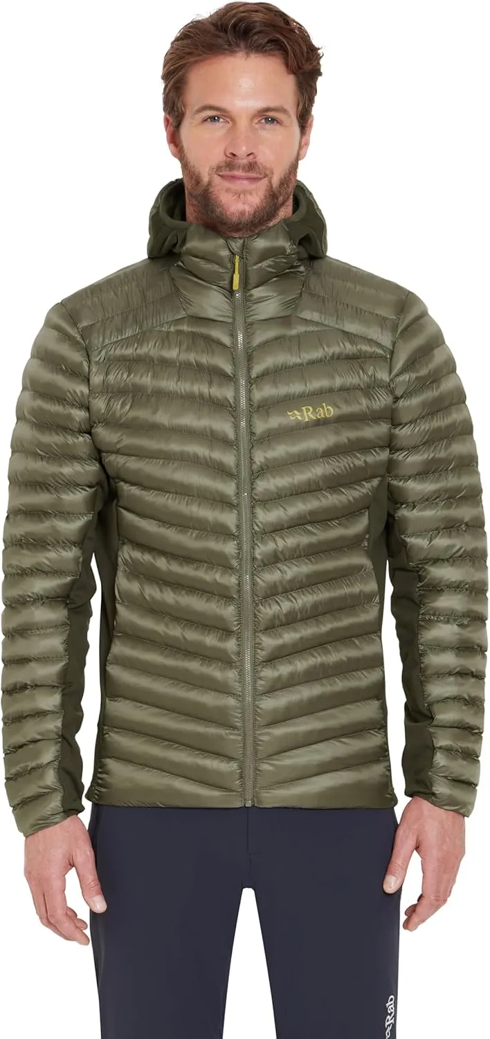 Rab Men's Cirrus Flex Hoodie Jacket, Lightweight Insulated Puffer Coat for Hiking