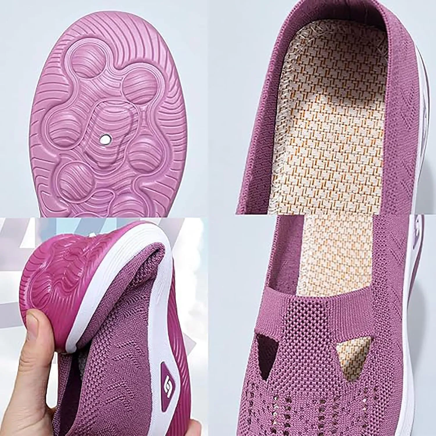 Rayootd Orthopedic Shoes for Women, Arch Support Sneakers, Breathable Walking Shoes