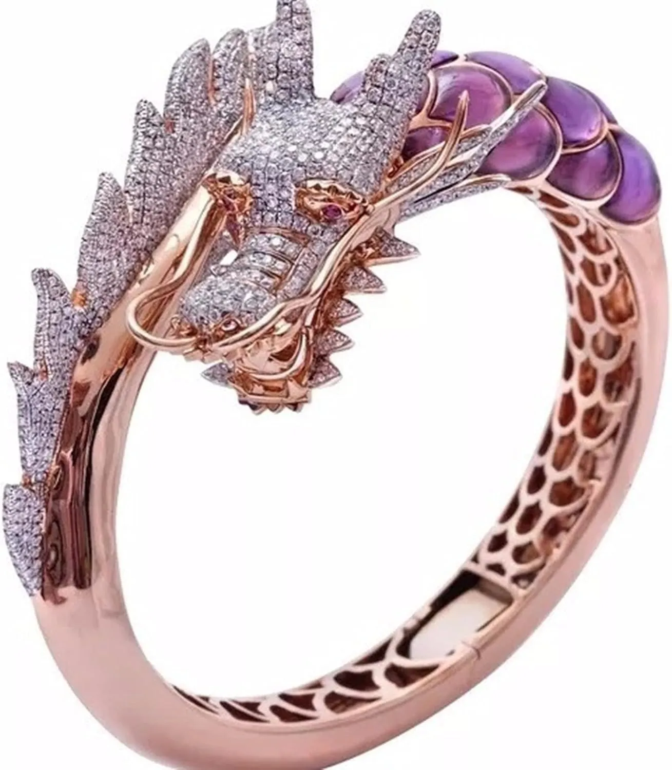 Rings for Women Non Tarnish Stackable Wedding Bands Rings Comfortable Lightweight Sparkling Crystal Statement Ring