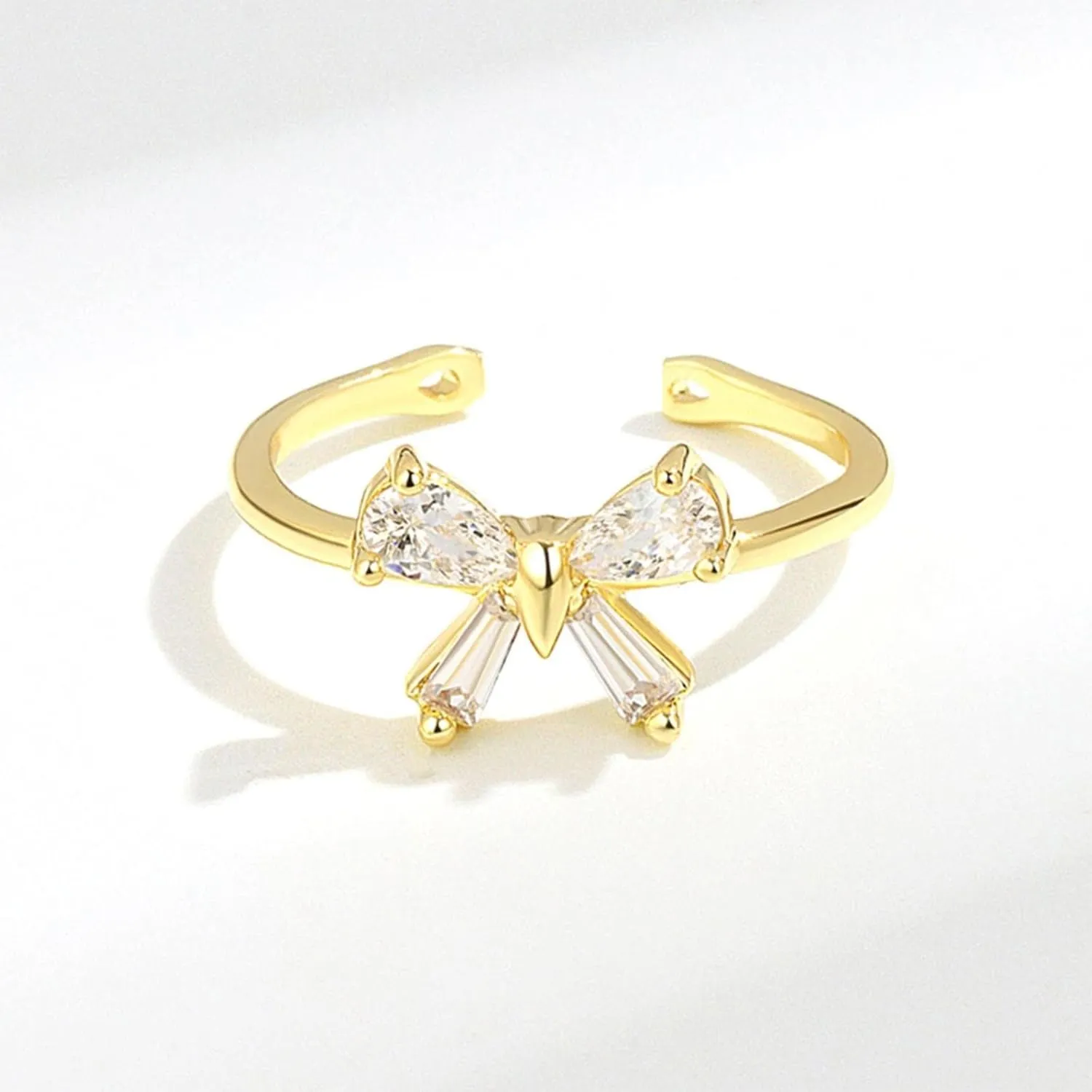 Rings for Women Sterling Silver 925 Silver Hollow Carved Crystal Stacking Rings Non Tarnish Trendy Dainty Gold Rings Gold Rings Set Cute Rings Pack Jewelry Gift for Women
