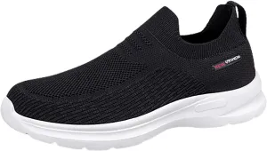 SBGMoSJ Bowling Shoes Women 8.5 Wide Black Slip On Tennis Shoes Woman Black Platform Sneakers for Women Fashion Casual Slip On Platform Sneakers for Women Women Walking Shoes Slip Ons
