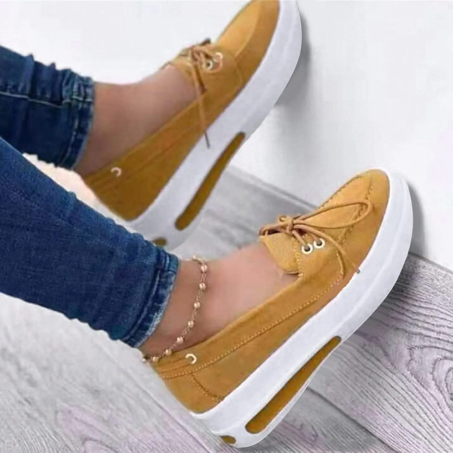 SBGMoSJ Platform Wedge Sneakers for Women Dressy Sneakers for Women 2023 Slip On Wide Black Shoes Women Sneakers Chunky Women's Sneakers Wide Toe Box Athletic Walking Shoes Women Wide Toe Box