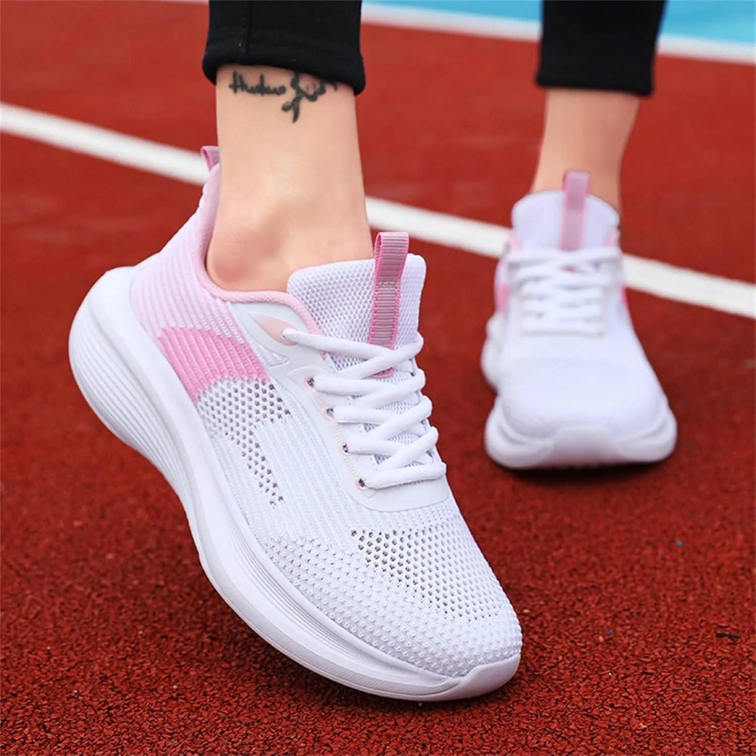 SBGMoSJ Sneakers for Women Wide Width Black Comfy Fall Shoes for Women 2023 Nursing Shoes Women Comfortable Wide Womens Fashion Sneakers Size 10.5 Slip On Walking Shoes Women Comfort
