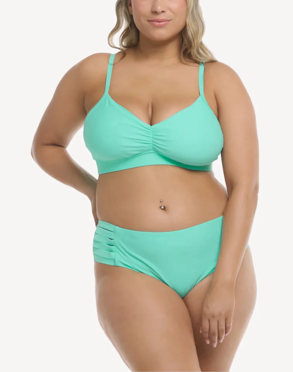 Smoothies Drew Plus Size Bikini Top