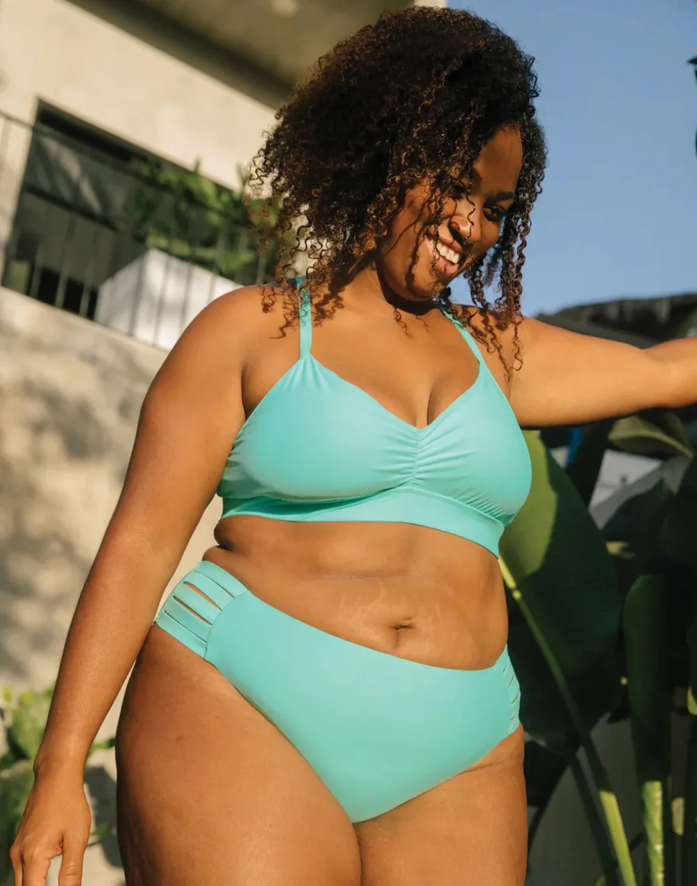 Smoothies Drew Plus Size Bikini Top