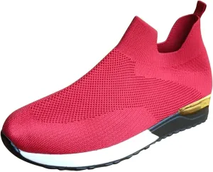 Sneakers for Women Walking Shoes Comfortable Breathable Mesh Tennis Slip On Sneakers for Women Womens Tennis Shoes Plantar Fasciitis Relief Lightweight Casual Comfort Walking Footwear