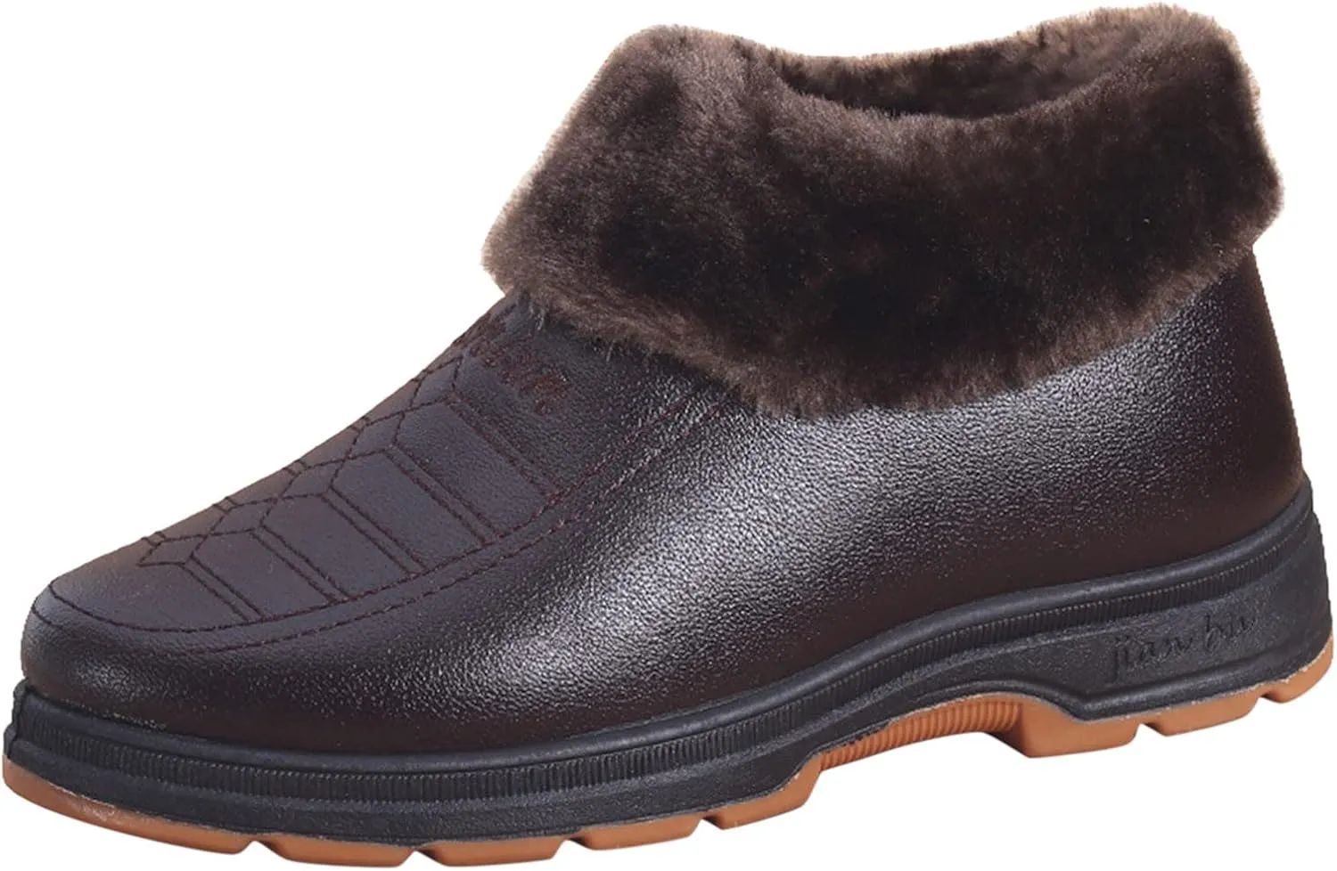 Snow Hiking Boots for Women Waterproof Non Slip Womens White Snow Boots Size 12 Womens Winter Boots Waterproof Size 7.5 Womens Ankle Boots Low Heel Waterproof Botas Para El Frio De Mujer Impermeables