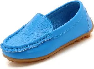 Sole Rubber Loafers Shoes for Kids Toddler Non Slip Leather Lightweight Ankle Sandals Casual Comfy Flat Sneakers