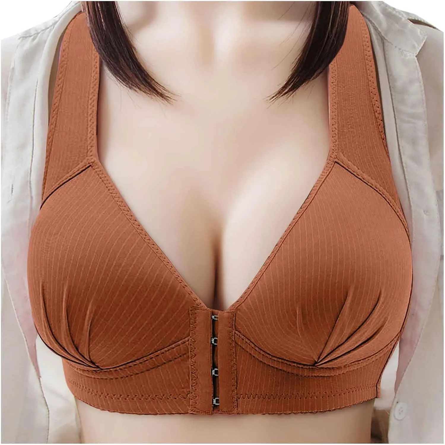 Sports Bra for Women Padded Lace Workout Fitness Bra Wireless Plus Size High Support Bra Bralette