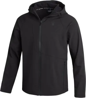 Spyder Men's Active Softshell Jacket - Polar Fleece-Lined Water Resistant Insulated Performance Hooded Jacket (Sizes: S-XL)