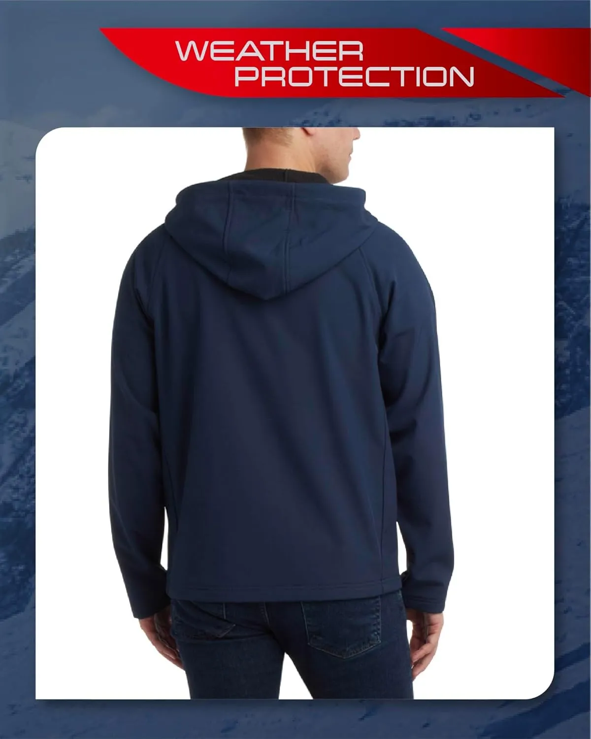 Spyder Men's Active Softshell Jacket - Polar Fleece-Lined Water Resistant Insulated Performance Hooded Jacket (Sizes: S-XL)