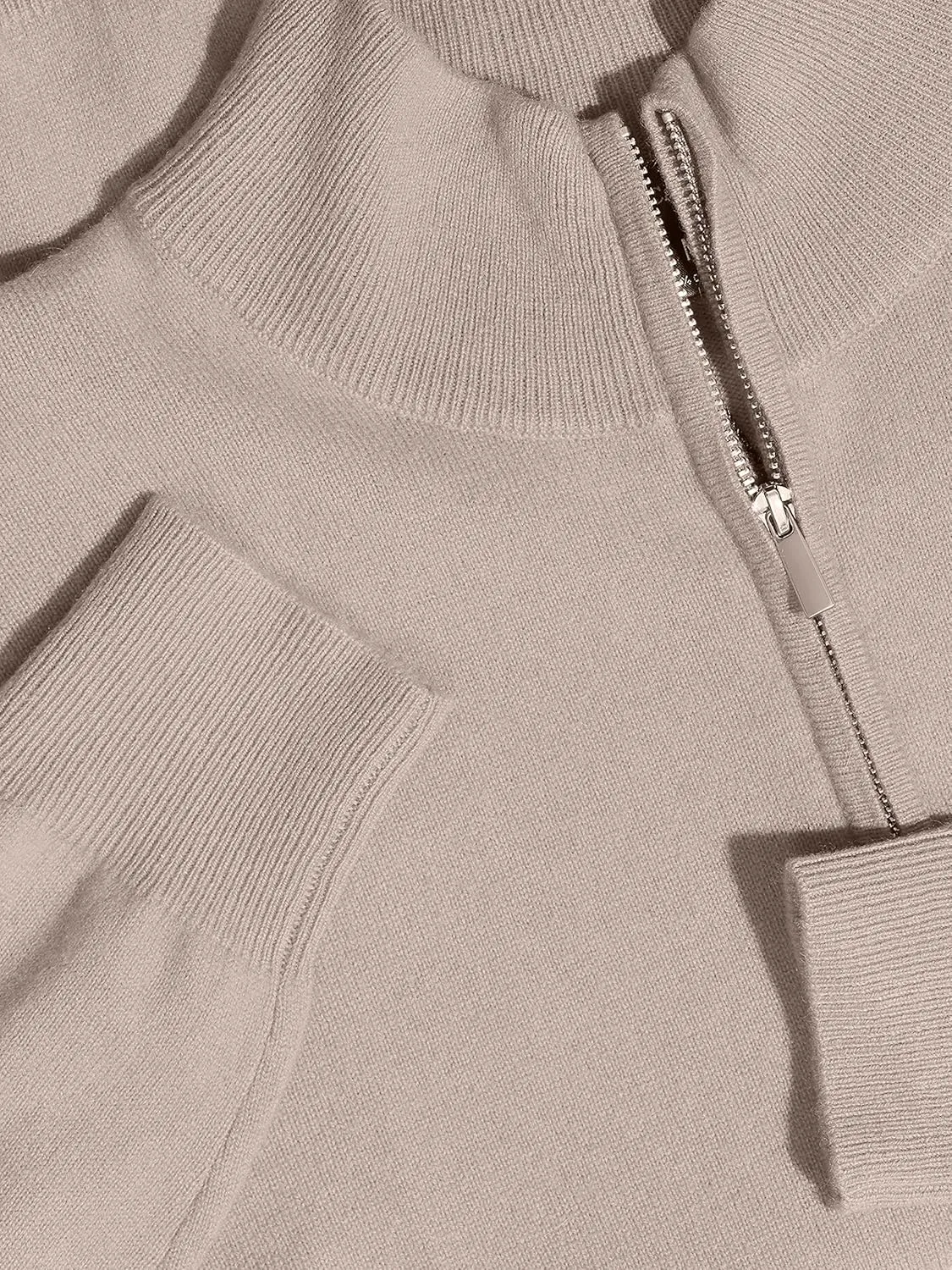 State Cashmere Men's Half Zip Mock Neck Sweater 100% Pure Cashmere Polo Neck Pullover
