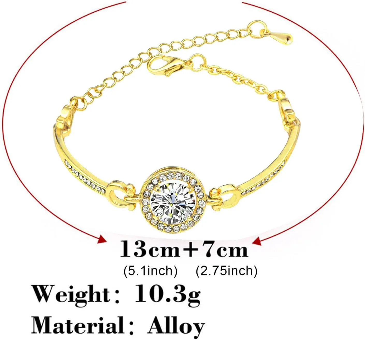 Sterling Silver Bracelet for Women Fashion Adjustable Bangle Bracelets Dainty Gifts for Birthday Christmas Valentine's Day