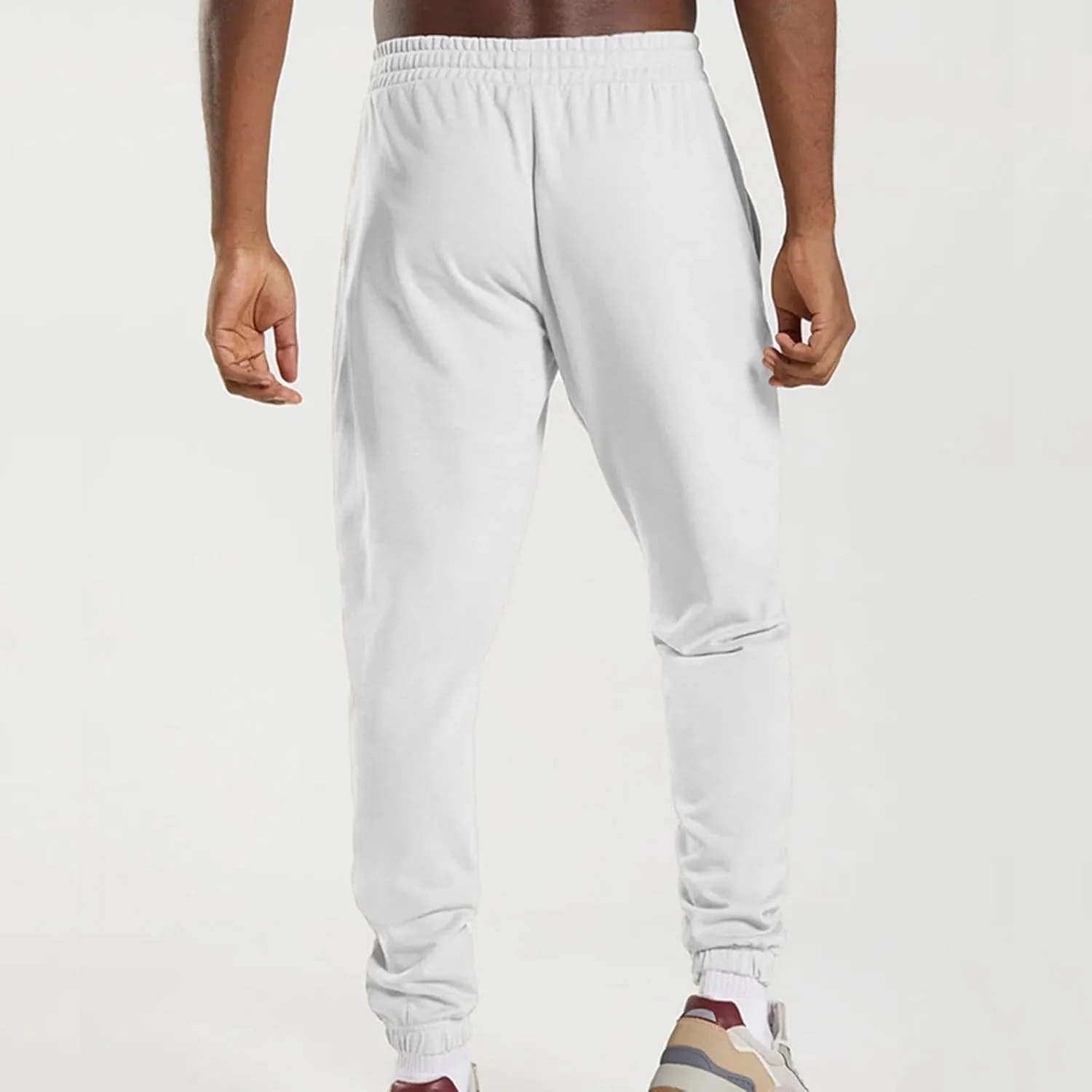 Sweatpants for Men Baggy Big and Tall Knitted Tapered Joggers Plus Size Lightweight Workout Jogging Athletic Trousers