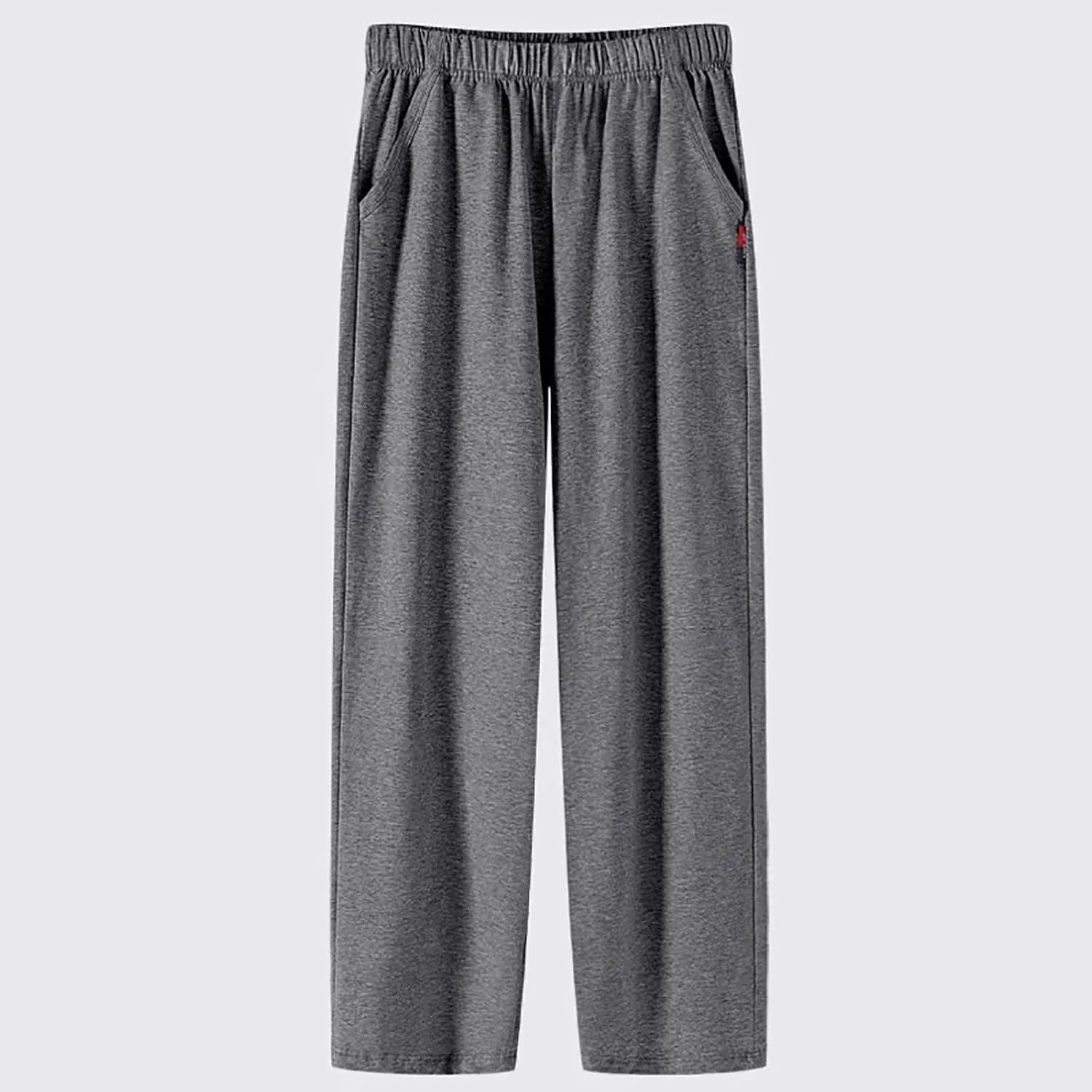 Sweatpants for Men Big and Tall Stretch Waisted Baggy Joggers Plus Size Drawstring Lightweigh Lounge Pants with Pockets