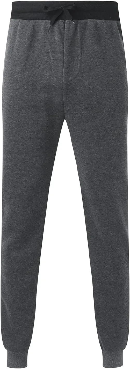 Tactical Pants for Men Elastic Waist Slim Fit Drawstring Sweatpants Casual Plus Size Workout Athletic Joggers with Pockets