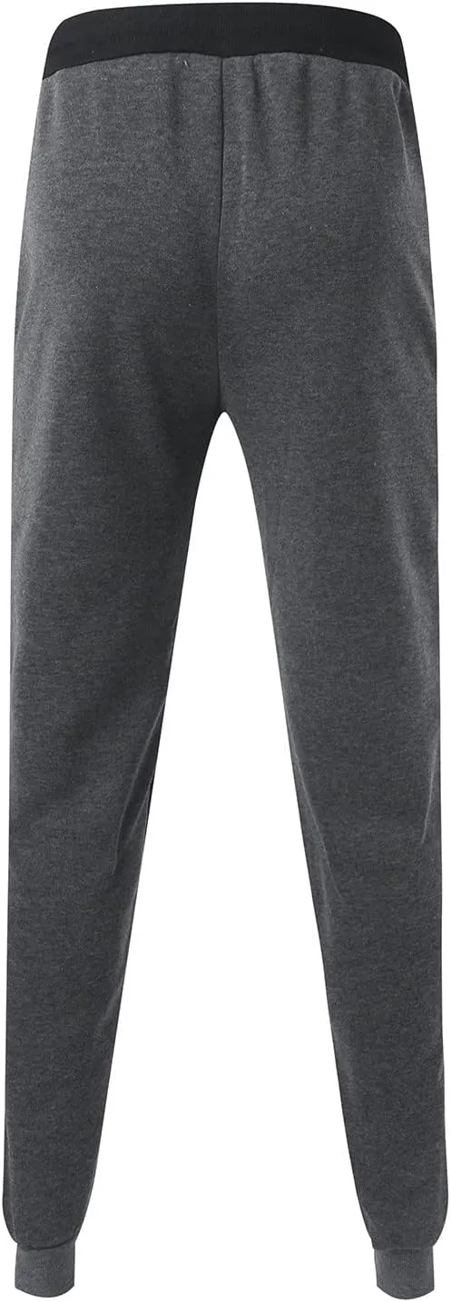 Tactical Pants for Men Elastic Waist Slim Fit Drawstring Sweatpants Casual Plus Size Workout Athletic Joggers with Pockets