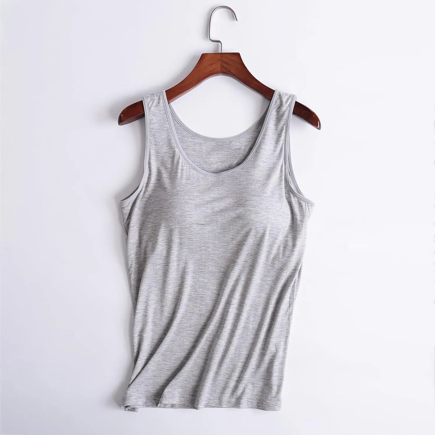 Tank Tops for Women with Built in Bras Loose Fit Sleeveless Stretchy Shirts Yoga Tank Tops Gym Clothes