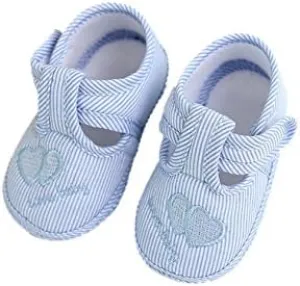 Toddler Dress Shoes Toddler Girl Canvas Crib Shoes Boy Sneaker Sole Soft Baby Shoes Gifts