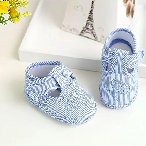 Toddler Dress Shoes Toddler Girl Canvas Crib Shoes Boy Sneaker Sole Soft Baby Shoes Gifts