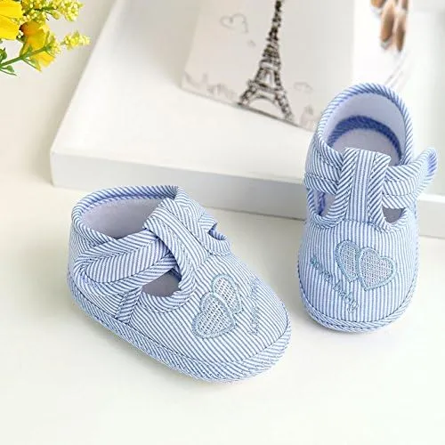 Toddler Dress Shoes Toddler Girl Canvas Crib Shoes Boy Sneaker Sole Soft Baby Shoes Gifts