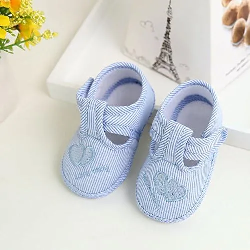 Toddler Dress Shoes Toddler Girl Canvas Crib Shoes Boy Sneaker Sole Soft Baby Shoes Gifts