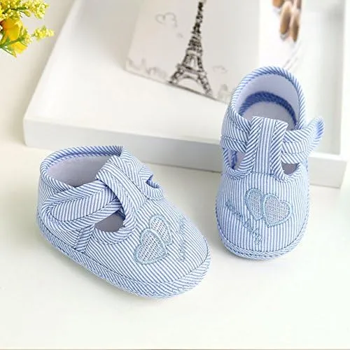 Toddler Dress Shoes Toddler Girl Canvas Crib Shoes Boy Sneaker Sole Soft Baby Shoes Gifts