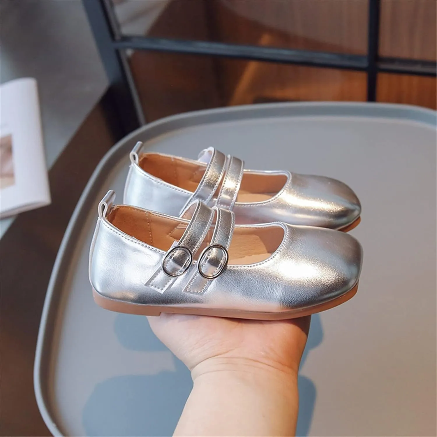 Toddler Pool Sandals Girl Little Girls Dress Shoes Ballet For Girls Wedding Party School Church Sandals for Babies Girls