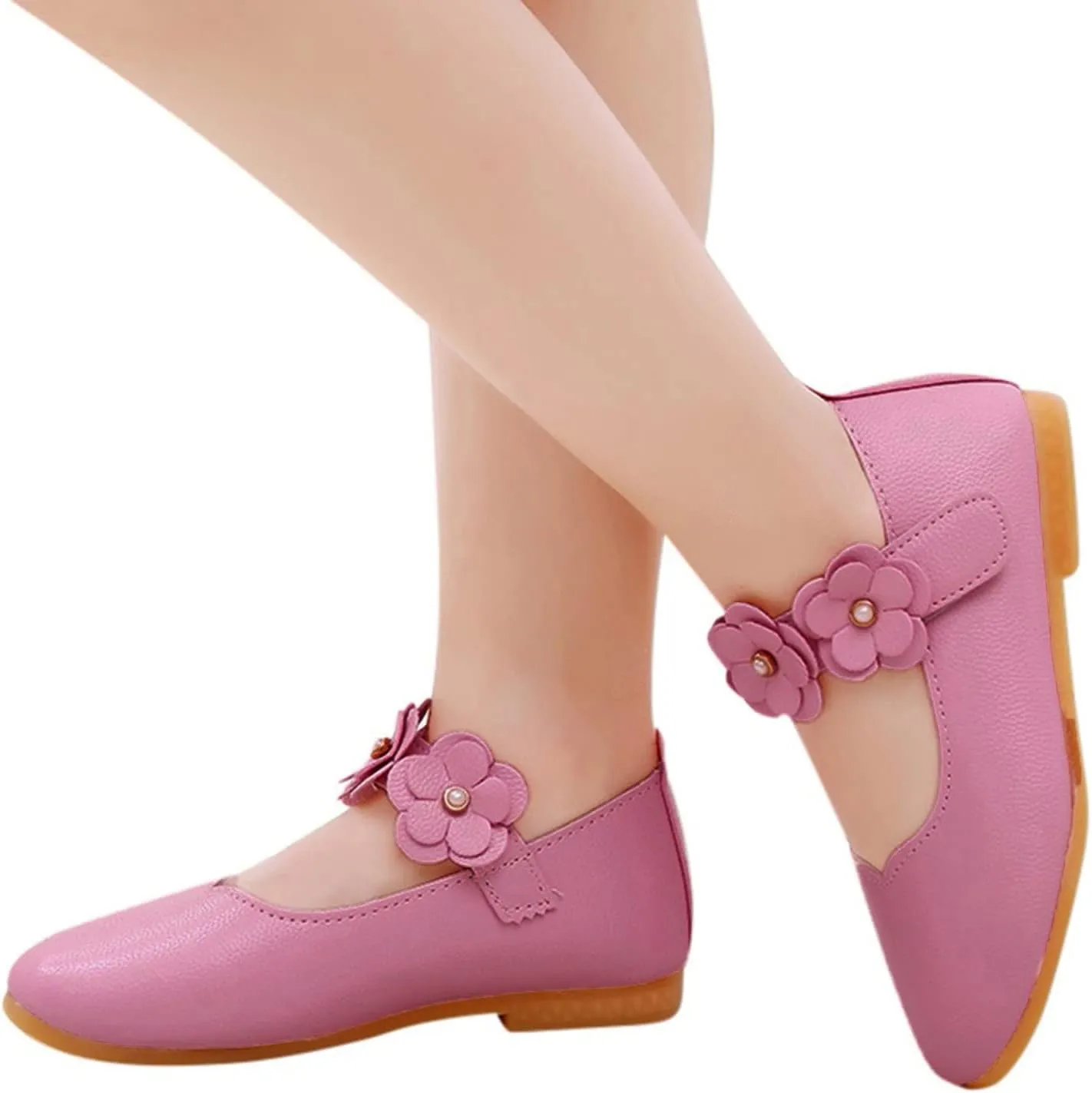 Toddler/ittle Kids Girl's ngela Dress Mary Jane Ballet lats Flower Girls' Wedding Party Ballerina Dance Shoes