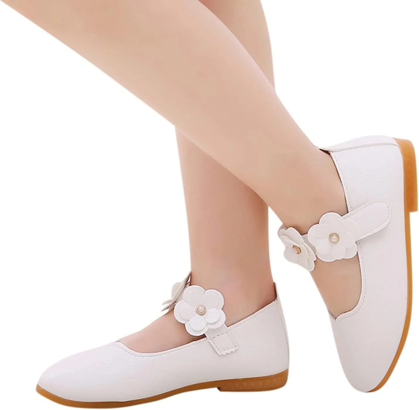 Toddler/ittle Kids Girl's ngela Dress Mary Jane Ballet lats Flower Girls' Wedding Party Ballerina Dance Shoes