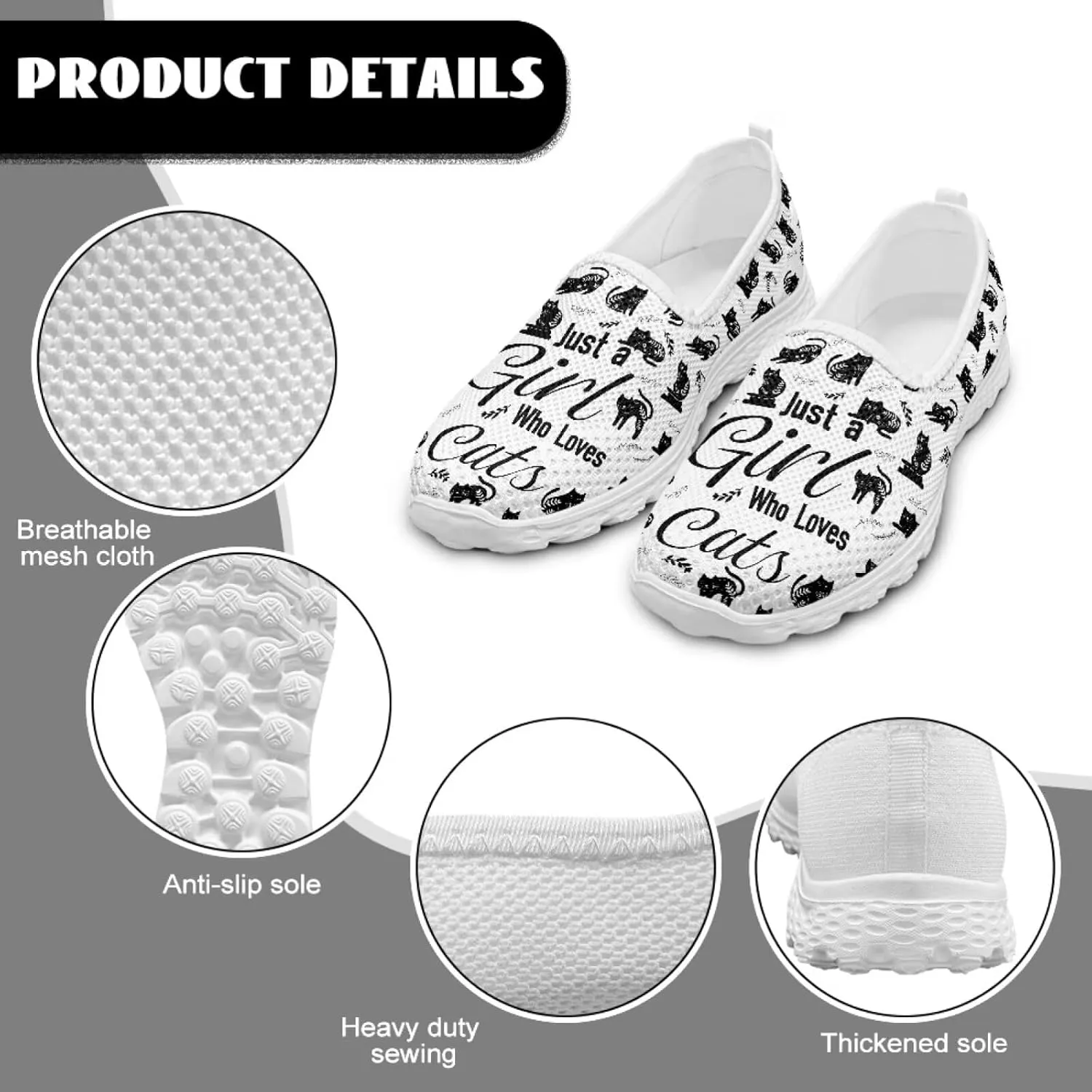 Trainers for Women Slip On Loafers Walking Running Shoes Mesh Low Top Sneakers Lightweight Athletic Trainers