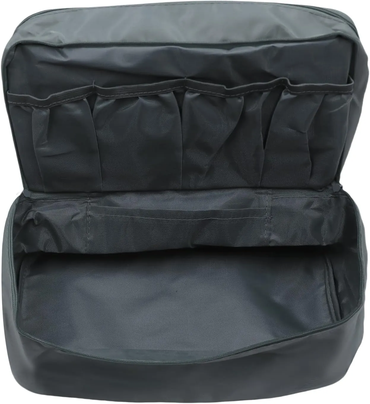 Travel Underwear Organizer Bag Lightweight Double Layer Large Capacity Pack Cube Lingerie Socks Cosmetic Bag,Grey 8#