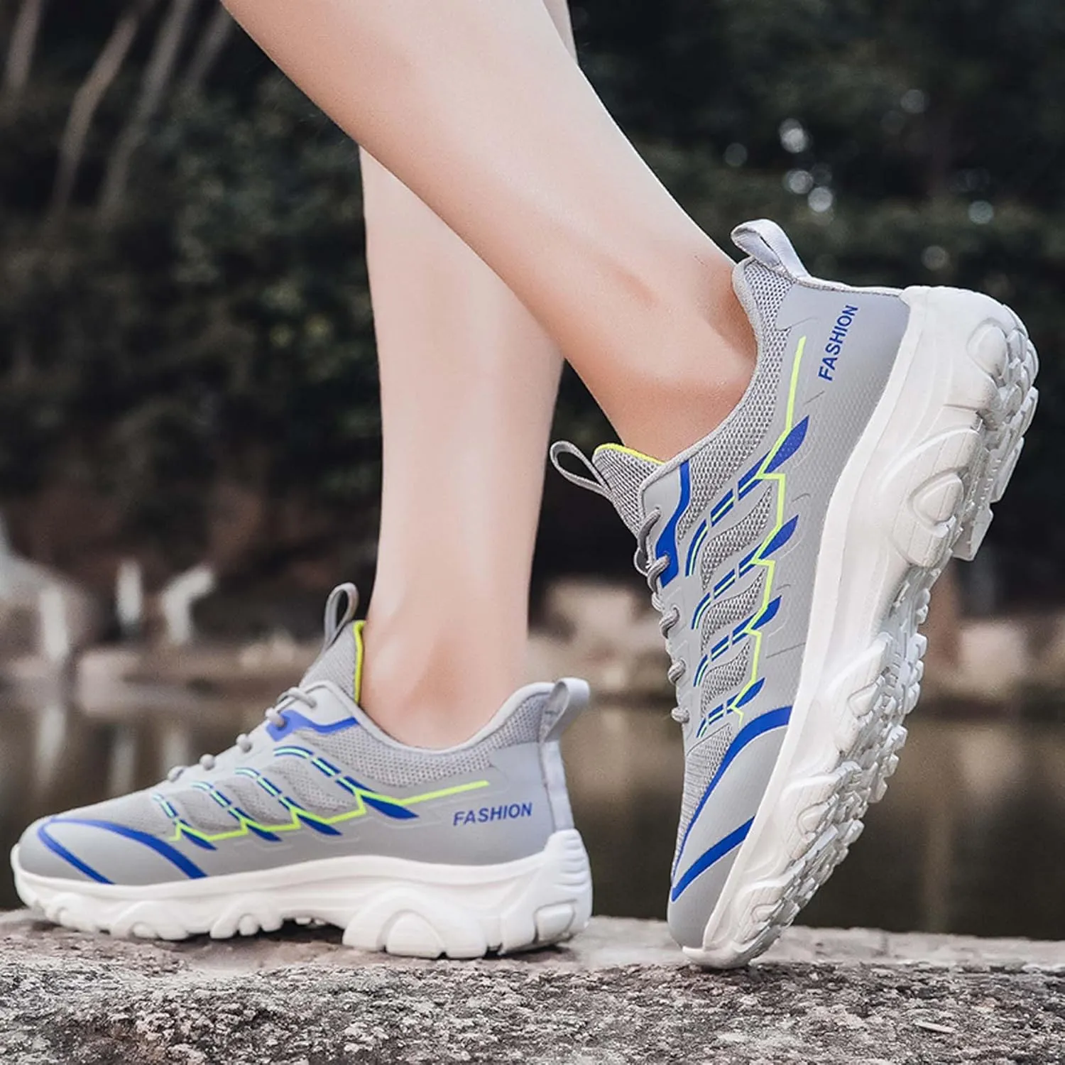 Unisex Mid Top Mountaineering Shoes Men's Shoes Women's Shoes Damping Stable Hiking Shoes Non Slip Wear-Resistant Climbing Shoes