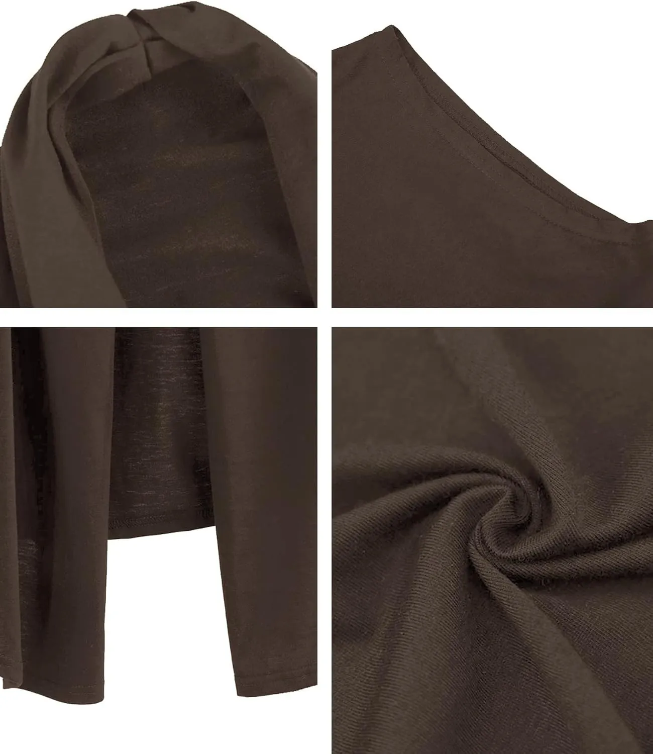 uxcell Men's Ruffle Shawl Collar Lightweight Vest Drape Cape Sleeveless Cardigan
