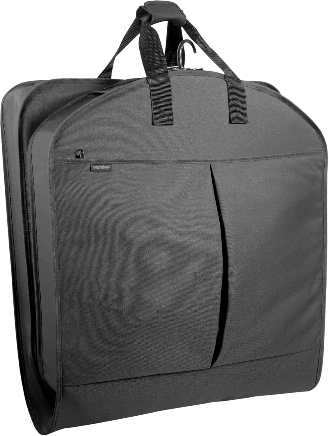 WallyBags 45 Deluxe Extra Capacity Travel Garment Bag with two accessory pockets