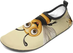 Water Shoes for Women Men Swim Beach Shoes Quick Dry Barefoot Aqua Shoes Honey Bee Sport Shoes Hiking Shoes