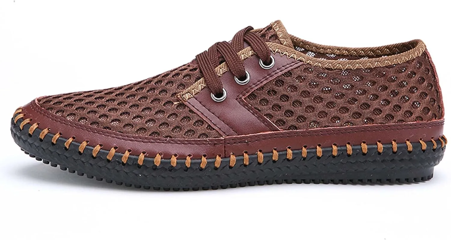 Water Shoes Men's Hiking Shoes Breathable Quick Drying Beach Shoes Travel Camping Adventure Off-Road Sneakers Non-Slip Barefoot Water Sneakers Lightweight Walking Sandals
